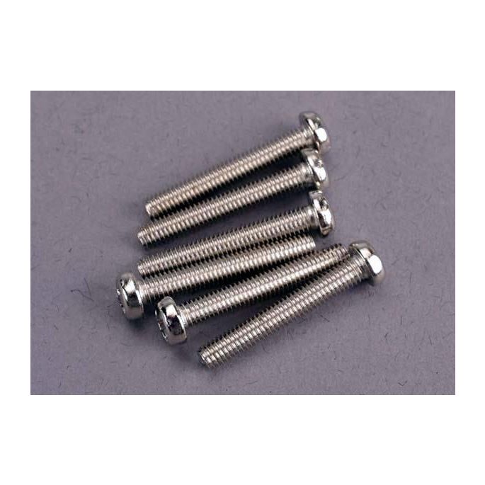 Screws, 3x20mm roundhead machine (6), TRX2566