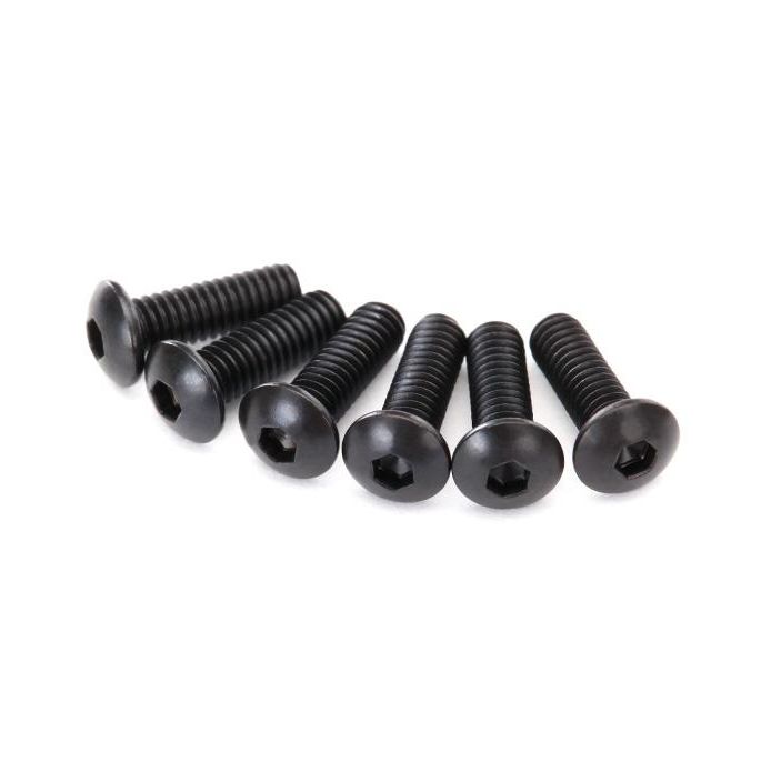 Screws, 2.5x8mm button-head machine (hex drive) (6), TRX2617